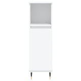 3 Piece Bathroom Furniture Set White Engineered Wood 3190291