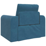 Sofa Bed Blue 98 x 71 x 83 cm Velvet 4106665
