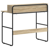Desk with Storage Sonoma Oak 100 x 50 x 91 cm 8008027
