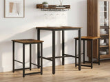 Bar Stool 2 pcs Smoked Oak 40 x 32 x 64 cm Engineered Wood 8006186
