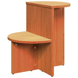 Coffee Table Wax Brown 50 x 40 x 50 cm Solid pine wood 873528