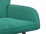 2 Seater Sofa with Metal Legs 2-Seater Turquoise Velvet 42051061