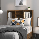 Headboard Cabinet Smoked Oak 100x19x103.5 cm 817243