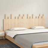 Wall Headboard 204x3x80 cm Solid Wood Pine 824778