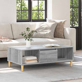 Coffee Table Grey Sonoma 102 x 55 x 35 cm Engineered Wood 876194