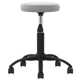 Office Swivel Chair Light Grey Velvet 333174