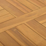 Square Table Top 50x50x2.5 cm Solid Wood Teak 316156