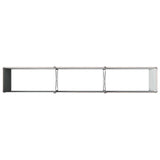 Raised Garden Bed Black 240 x 40 x 55 cm cold-rolled steel 8006253
