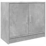 ZNTS Sink Cabinet Concrete Grey 63x29x55 cm Engineered Wood 848097