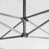 Professional Folding Party Tent with Walls Aluminium 4.5x3 m White 45500