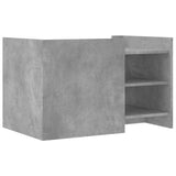 ZNTS Coffee Table Concrete Grey 80x50x50 cm Engineered Wood 848356