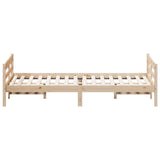 Bed Frame without Mattress 140x200 cm Solid Wood Pine 842786