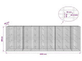 Gabion with 5 mm Wire and 5x10 cm Mesh 450x20x200 cm 3464595