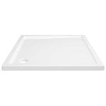 Square ABS Shower Base Tray White 80x80 cm 148907
