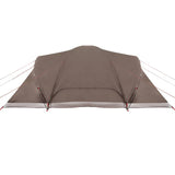 Family Tent Dome 6-Person Brown Waterproof 4009471