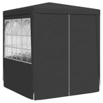 Professional Party Tent with Side Walls 2x2 m Anthracite 90 g/m 48531