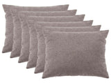 Cushion Cover 6 pcs HEERLEN Light Grey 65 x 65 cm Boucl 912958