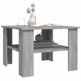 Coffee Table Grey Sonoma 60x60x42 cm Engineered Wood 815265