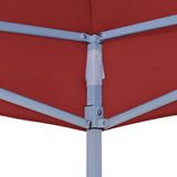 Party Tent Roof 4.5x3 m Burgundy 270 g/m 315370