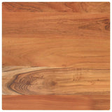 Table Top 50x50x3,8 cm Square Solid Wood Acacia 370979