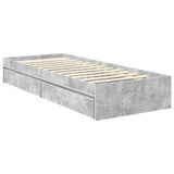 Storage Bed with Drawer Sonoma Oak 120 x 200 cm Engineered Wood 3411580