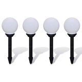 Outdoor Pathway Lamps 4 pcs LED 15 cm with Ground Spike 40863