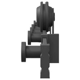 Sliding Door Hardware Kit 213.5 cm Steel Black 4009709