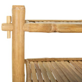 Shoe Rack with Shelf Natural 6-tier Bamboo 42028051