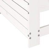 Garden Armrest Sofa White 69x62x70.5 cm Solid Wood Pine 844884