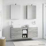 Bathroom Furniture Set 5 pcs Grey Sonoma 3406836