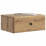 Wall-Mounted Bedside Cabinet 2 pcs Artisan Oak Engineered Wood 899144