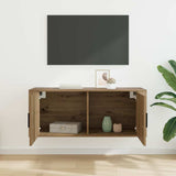 Wall Mounted TV Cabinet Artisan Oak 100 x 34.5 x 40 cm 881154