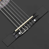 70133 12 Piece Western Classical Guitar Set with 6 Strings Black 38