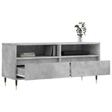 TV Cabinet Concrete Grey 100x34.5x44.5 cm Engineered Wood 831232
