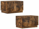 TV Cabinet Smoked Oak Engineered Wood 897340