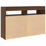 Sideboard Brown Oak 116 x 30 x 75 cm Engineered Wood 3333882