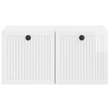 Wall-Mounted TV Cabinet High Gloss White 59.5 x 41 x 30 cm 897999