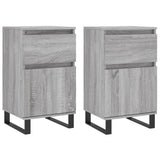Sideboards 2 pcs Grey Sonoma 40x35x70 cm Engineered Wood 831177