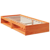 Day Bed without Mattress Wax Brown 80x200 cm Solid Wood Pine 859246