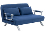 Two-Seater Click-Clack Sofa Bed - Dark Blue T3398P423092