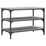 Shoe Bench Grey Sonoma 70x38.5x49 cm Engineered Wood 839041