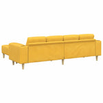 Fabric Sofa Light Yellow Corduroy fabric 3335137