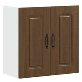 Kitchen Wall Cabinet Kalmar Brown Oak Engineered Wood 853584