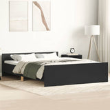 Bed Frame without Mattress Black 120x200 cm 3203741