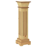 ZNTS Classic Square Pillar Plant Stand Light Wood 17x17x66 cm MDF 323968