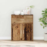 Sideboard with Drawer Old Wood 60 x 31 x 70 cm Engineered Wood 871395