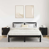 Bedside Cabinet 2 pcs Black Oak 40 x 40 x 50 cm Engineered Wood 880606
