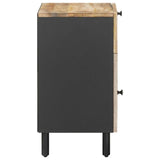 Bedside Table Natural 50 x 33 x 60 cm Solid Mango Wood 4018852