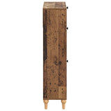Shoe Cabinet ALKMAAR 78 x 24 x 103 cm Engineered Wood Old Wood 896223