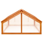 Greenhouse Brown 114x80x50 cm Firwood 316415